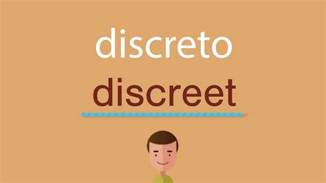 discreto en ingles|define discrete.